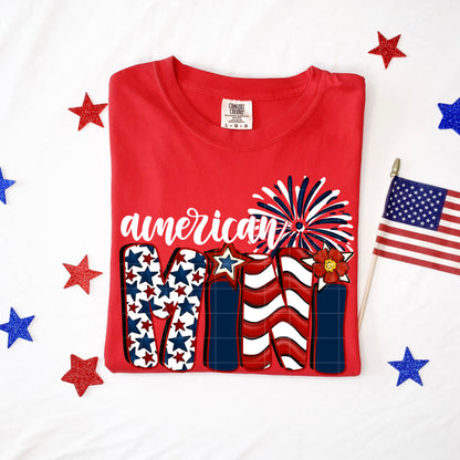 American Mama different patterns- DTF&UV