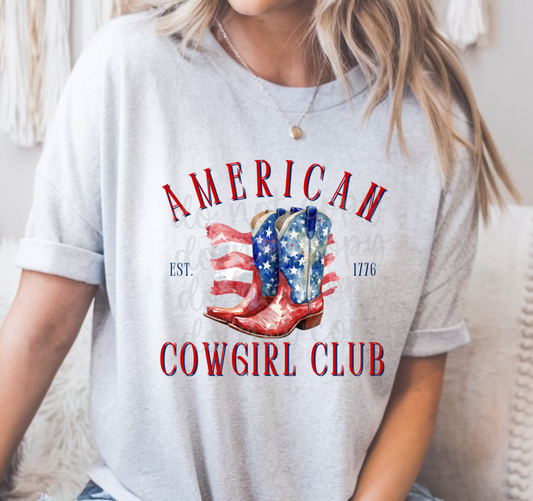 American cowgirl club -DTF