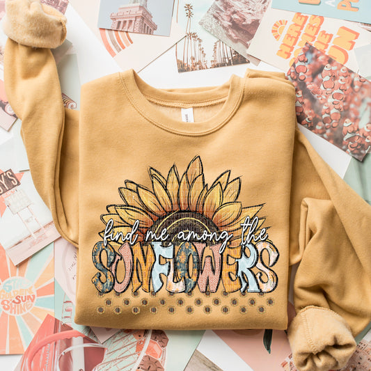Among Sunflowers-DTF