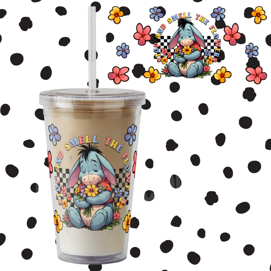 Stop and smell the flowers-UV Wrap.