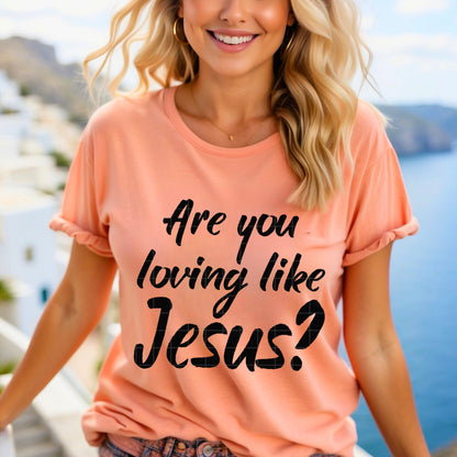 AreyoulovinglikeJesus Black  -DTF&UV