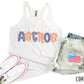 Astros Purple & Orange W Wht - DTF