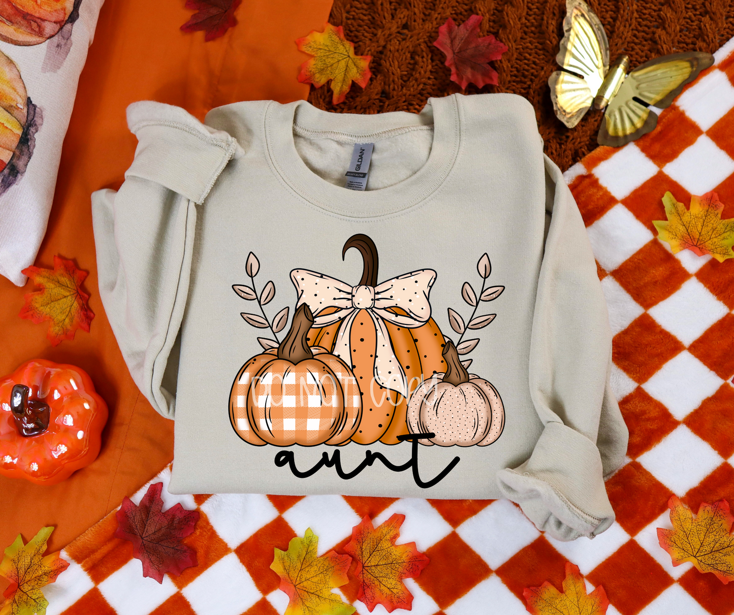 Fall Pumpkin Aunt-DTF