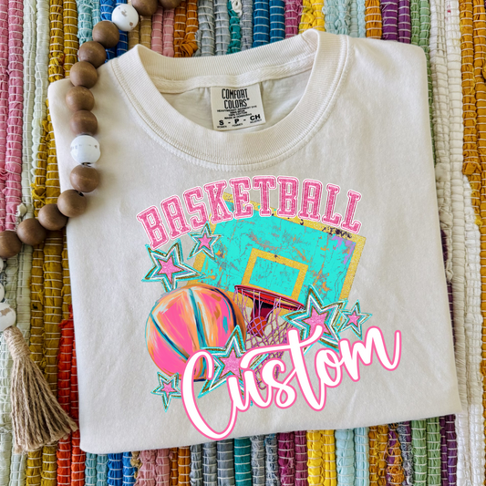 Neon Custom Basketball- DTF&UV