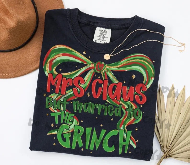 Mrs Claus but married Bow -DTF&UV