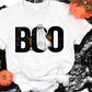 Boo ghost with flowers-DTF