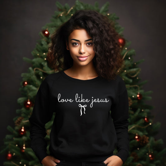 Love like Jesus simple w/bow-DTF&UV