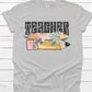 Teacher flowers pencil-DTF