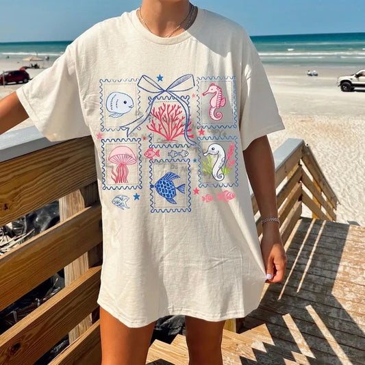 Coastal collage- DTF