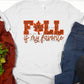 Fall is my favorite with leaf sequin  -DTF