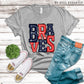Braves Navy and Red - DTF