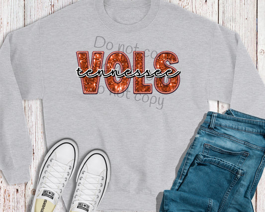 Tennessee vols sequin-DTF