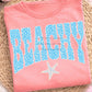 Beachy blue leopard- DTF&UV