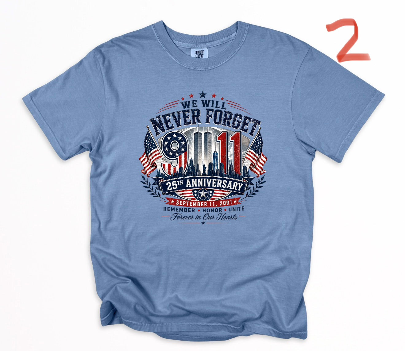 9/11 25th Anniversary (multiple options) -DTF&UV