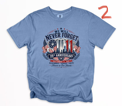 9/11 25th Anniversary (multiple options) -DTF&UV
