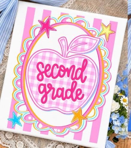 2nd Grade apple- DTF DEAL