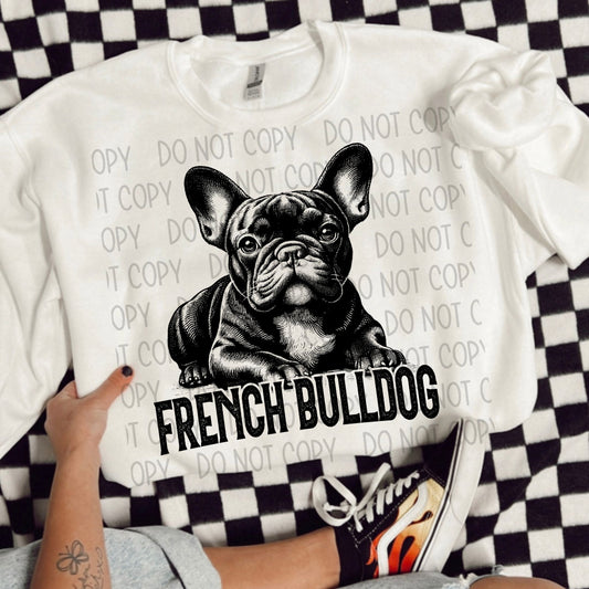 French Bulldog Portrait - DTF