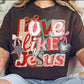 Love like Jesus mix DTF&UV