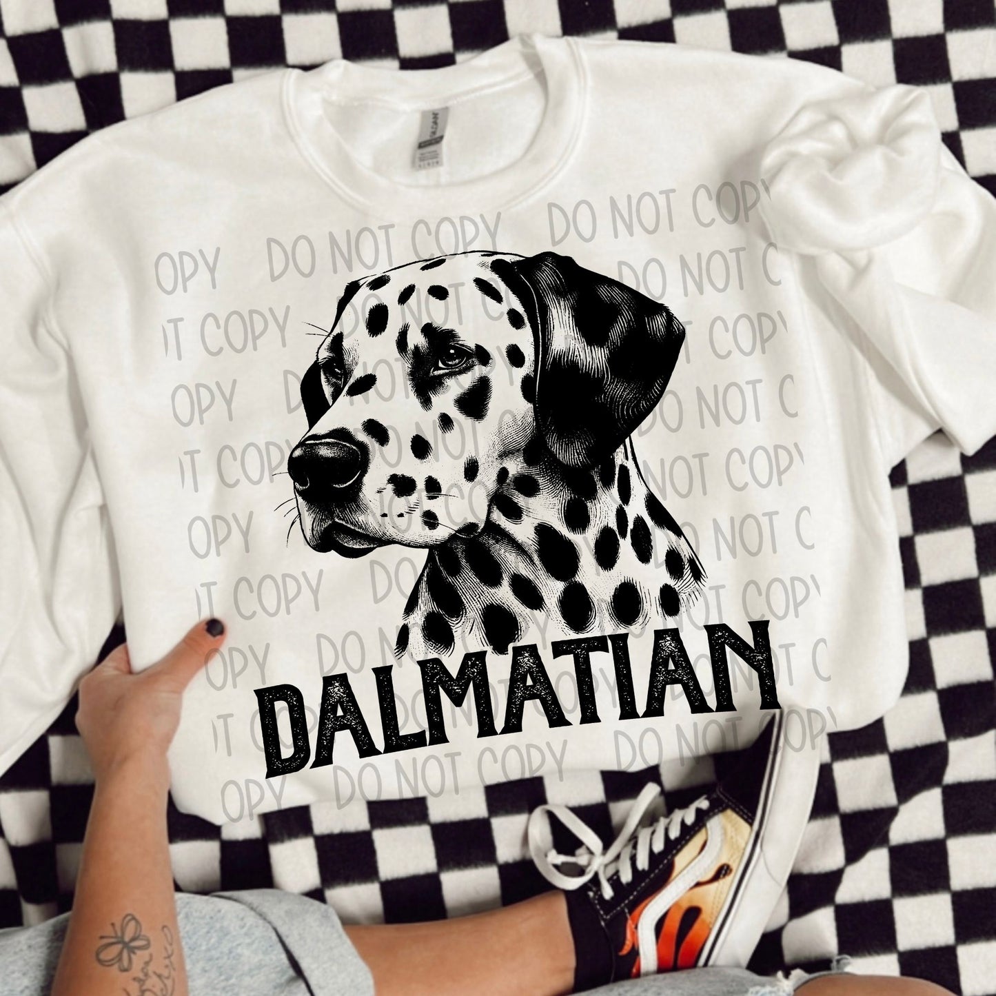 Dalmatian Portrait - DTF