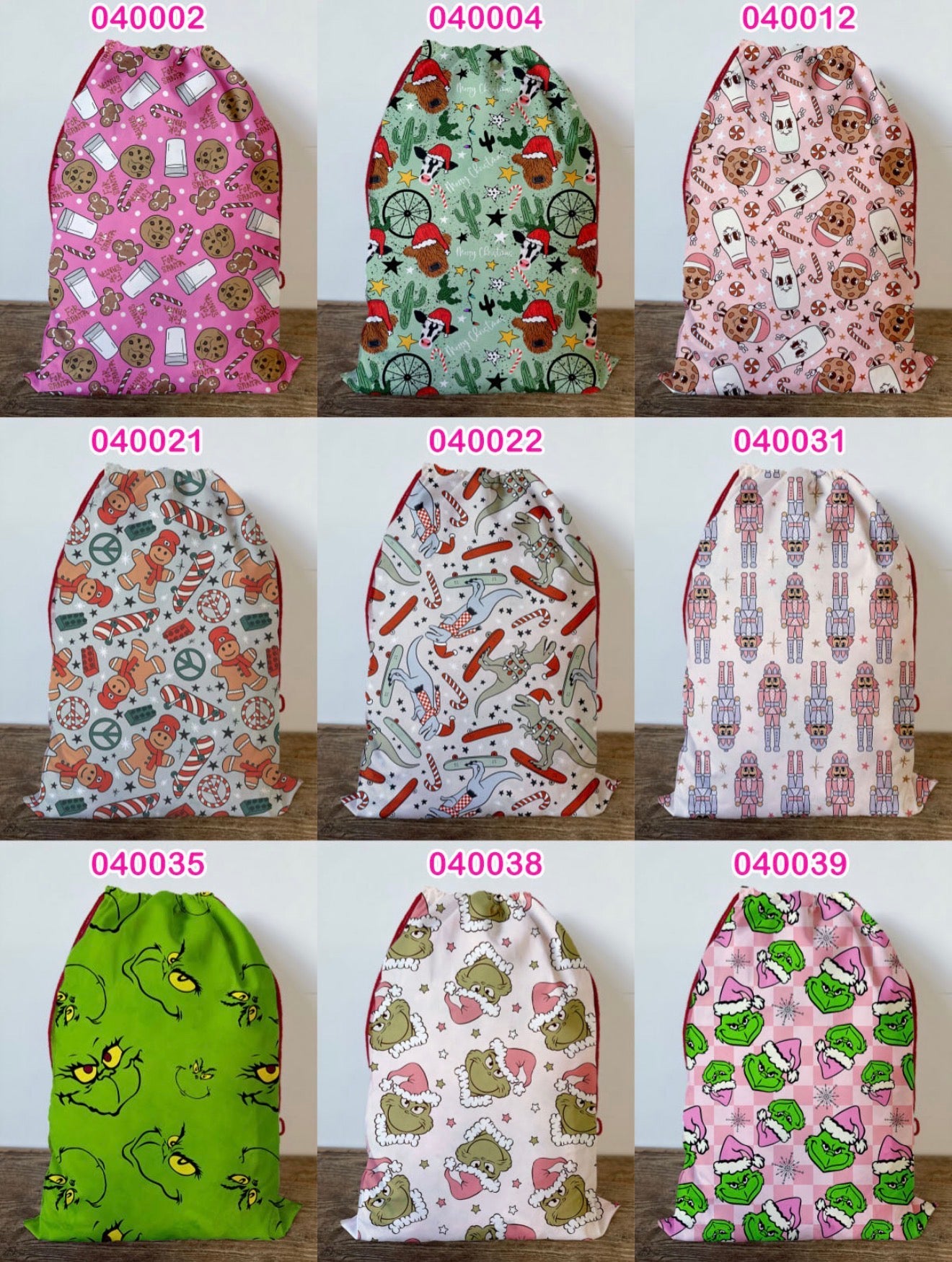 ABI custom Santa Sack -Pre Order
