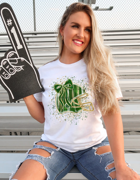 Green Helmet splatter-DTF & UV