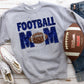 Navy blue sequin football mom-DTF