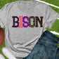 Bison appliqué words-DTF