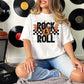 Rock And Roll Checkered Bolt -DTF