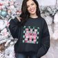 Y’all Are Nuts Teal Checkered-DTF
