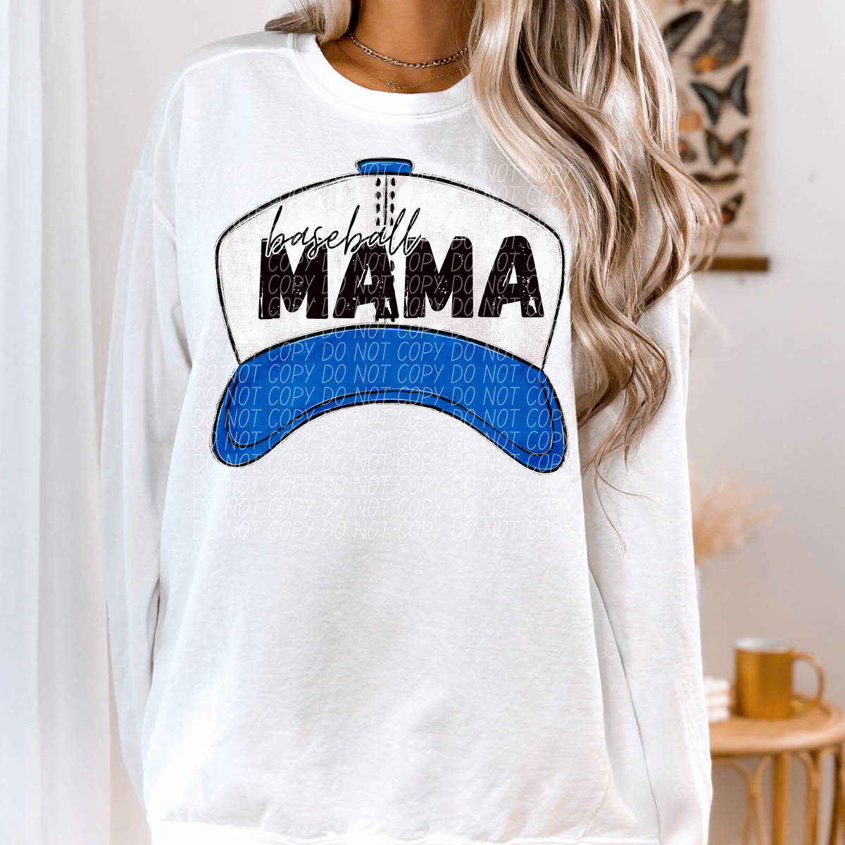 BASEBALL MAMA HAT -DTF