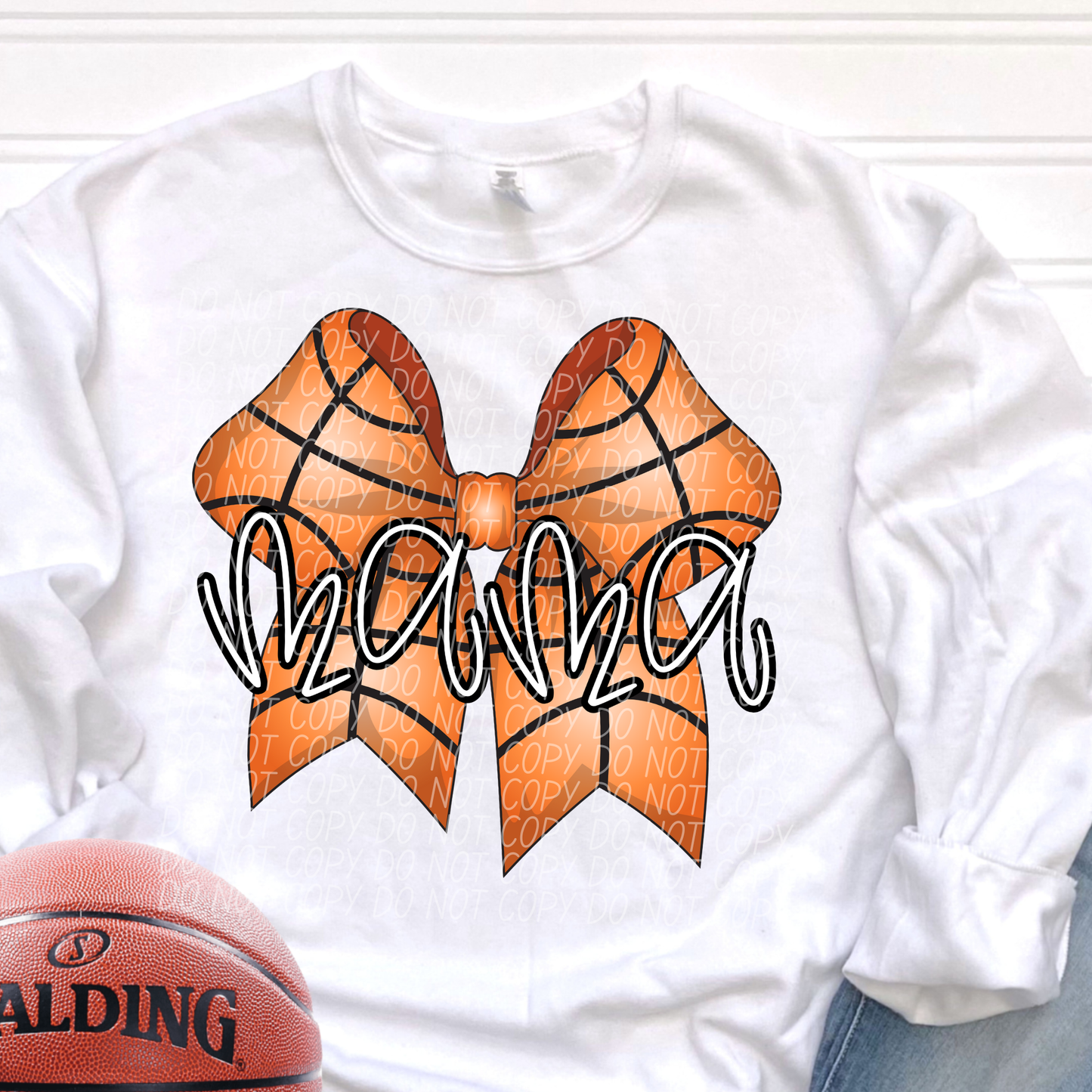 BASKETBALL MAMA BOW-DTF&UV