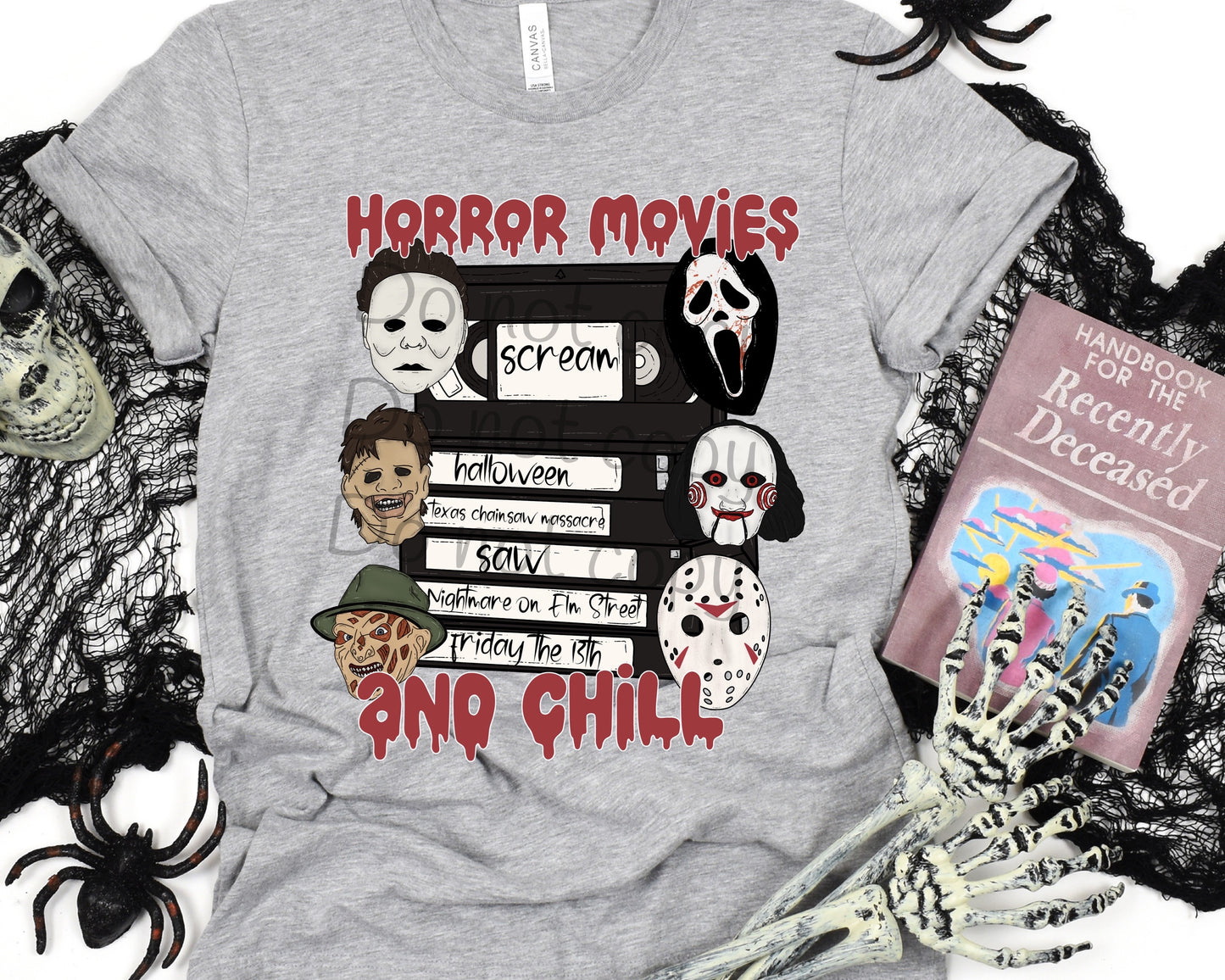 Horror movies and chill red -DTF