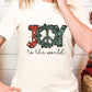 Joy to the world wreath-DTF