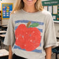 Apple with stripe backing - DTF&UV