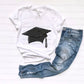 Graduation Cap Gray - DTF