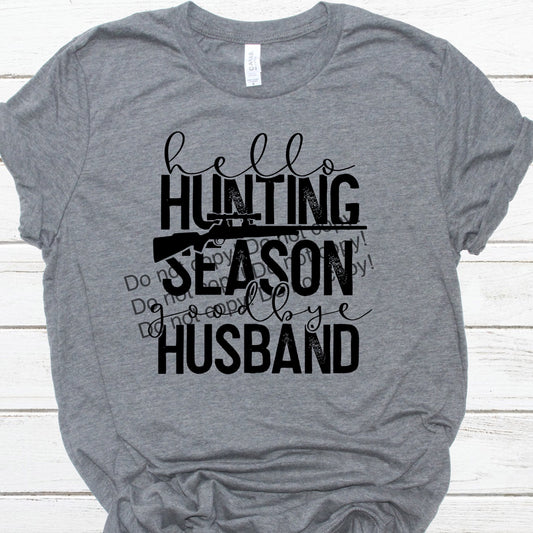 Hello hunting goodbye husband-DTF