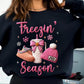 Freezin Season pink- DTF DEAL