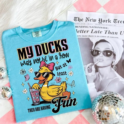 My ducks may not be in a row but at least they are having fun - DTF&UV