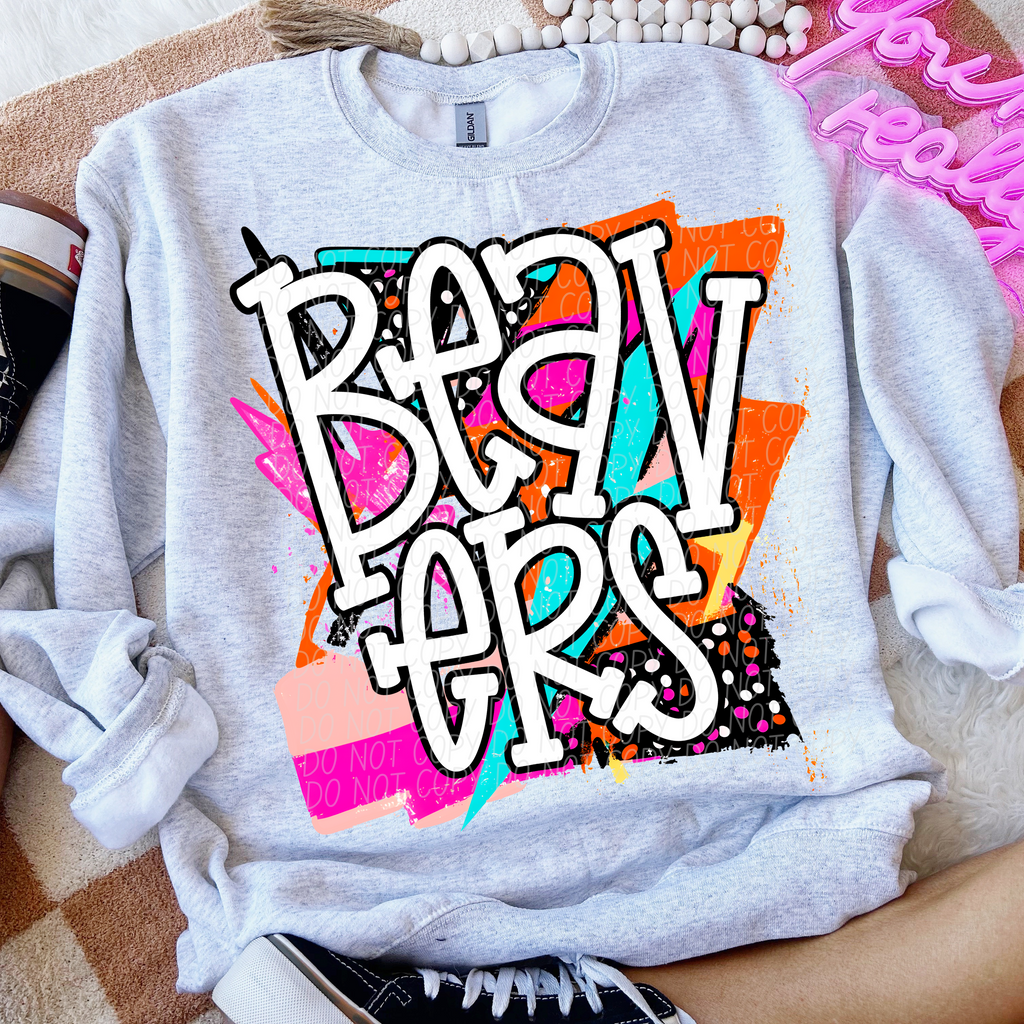 Bright Retro Mascots(Dropdown)-DTF&UV