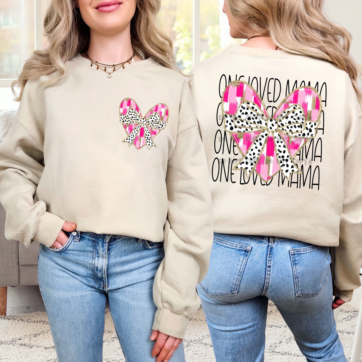 One loved mama ( FRONT) -DTF