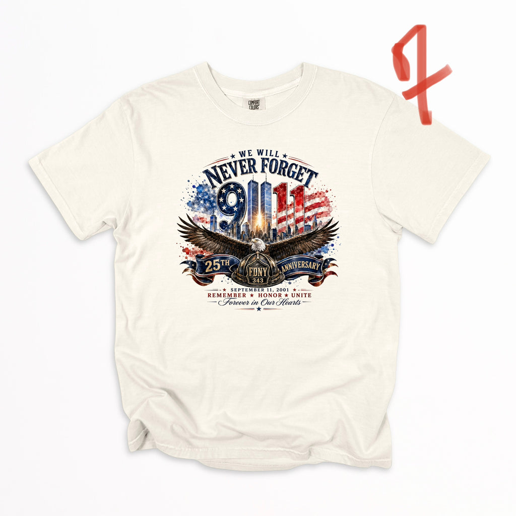 9/11 25th Anniversary (multiple options) -DTF&UV