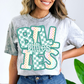 Spring Checkered Mascots (All Mascots are in this listing/dropdown)-DTF