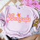 Pink Orange Stars Mascot (Dropdown)- DTF&UV