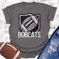 Bejeweled football badge teams- (ALL TEAMS ARE LISTED IN THIS LISTING in the dropdown)-DTF