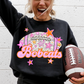 Football Pink Orange Stars Mascot (Dropdown)- DTF&UV