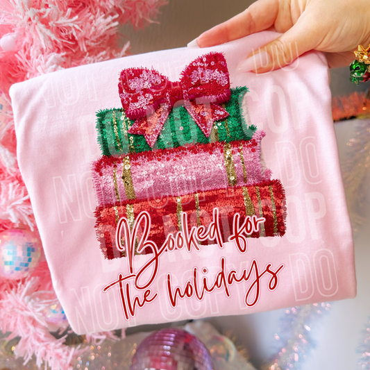 Booked for the Holidays-DTF&UV