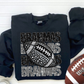 Football Stacked Mascots (ALL MASCOTS LISTED IN THIS LISTING-DROPDOWN)-DTF