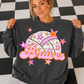 Volleyball Pink Orange Stars Mascot (Dropdown)- DTF&UV
