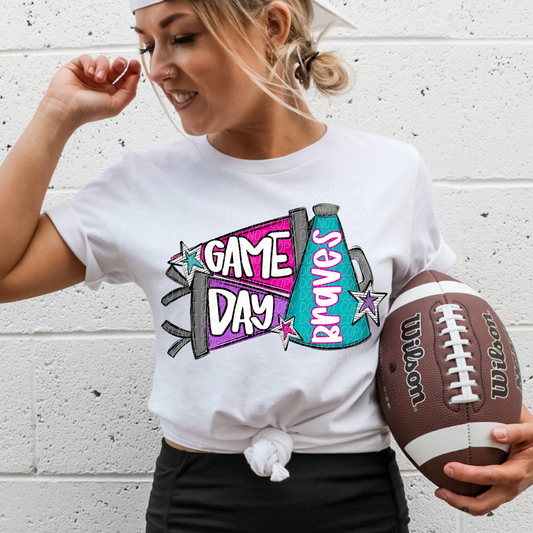 Bright game day Mascots (dropdown)-DTF&UV