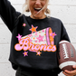 CHEER Pink Orange Stars Mascot (Dropdown)- DTF&UV